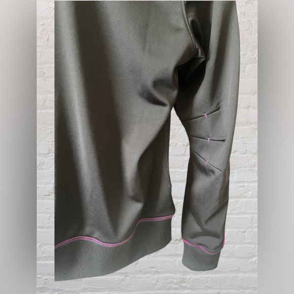 Adidas 2009 Women’s 3-Stripe Microfiber Lined Track Jacket Black / Pink MEDIUM - Picture 4 of 8